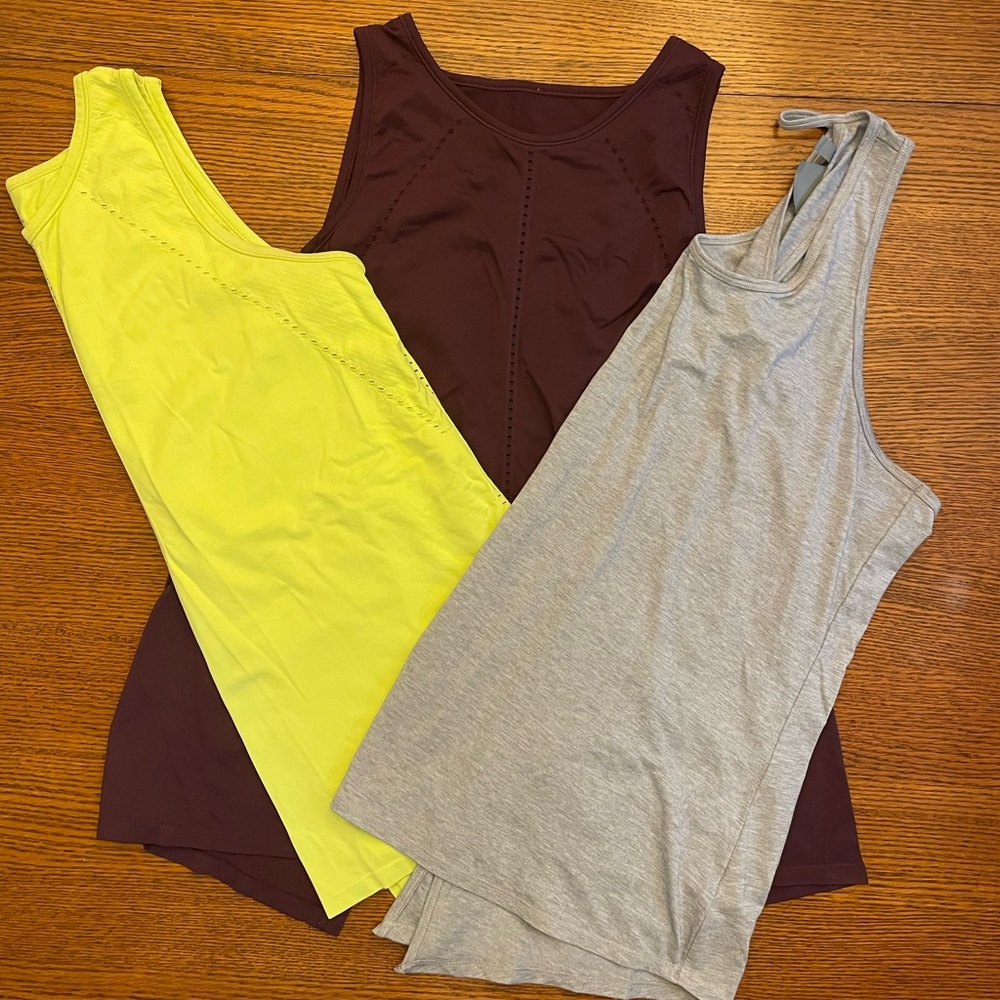 S/3 Athleta Tanks
